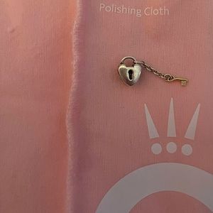 Pandora Heart Lock with Gold Key
